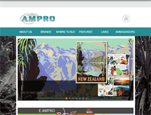 Tablet Screenshot of ampro.co.nz